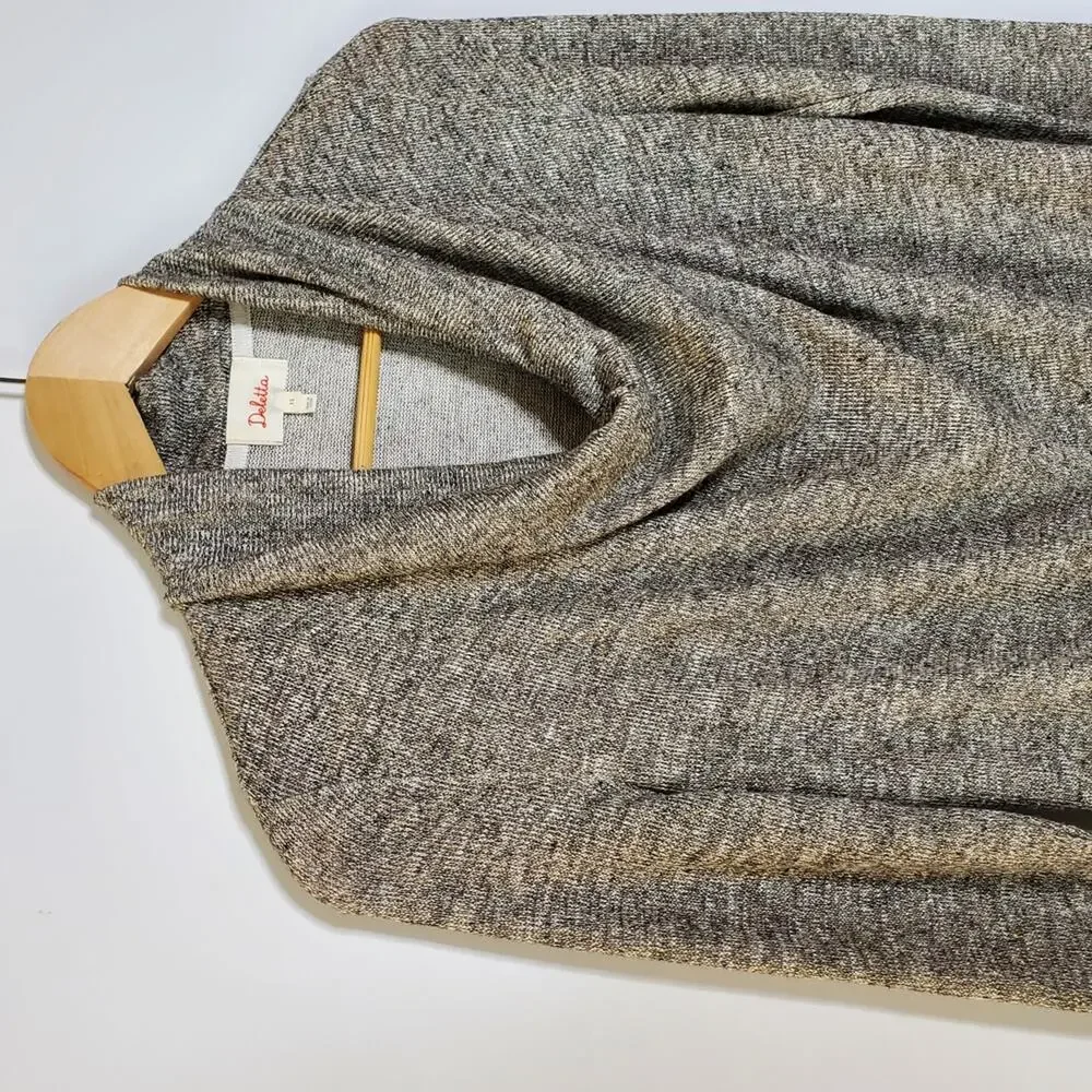 Anthropologie Deletta Metallic Cowl Neck Casual Sweater Size XS Great condition